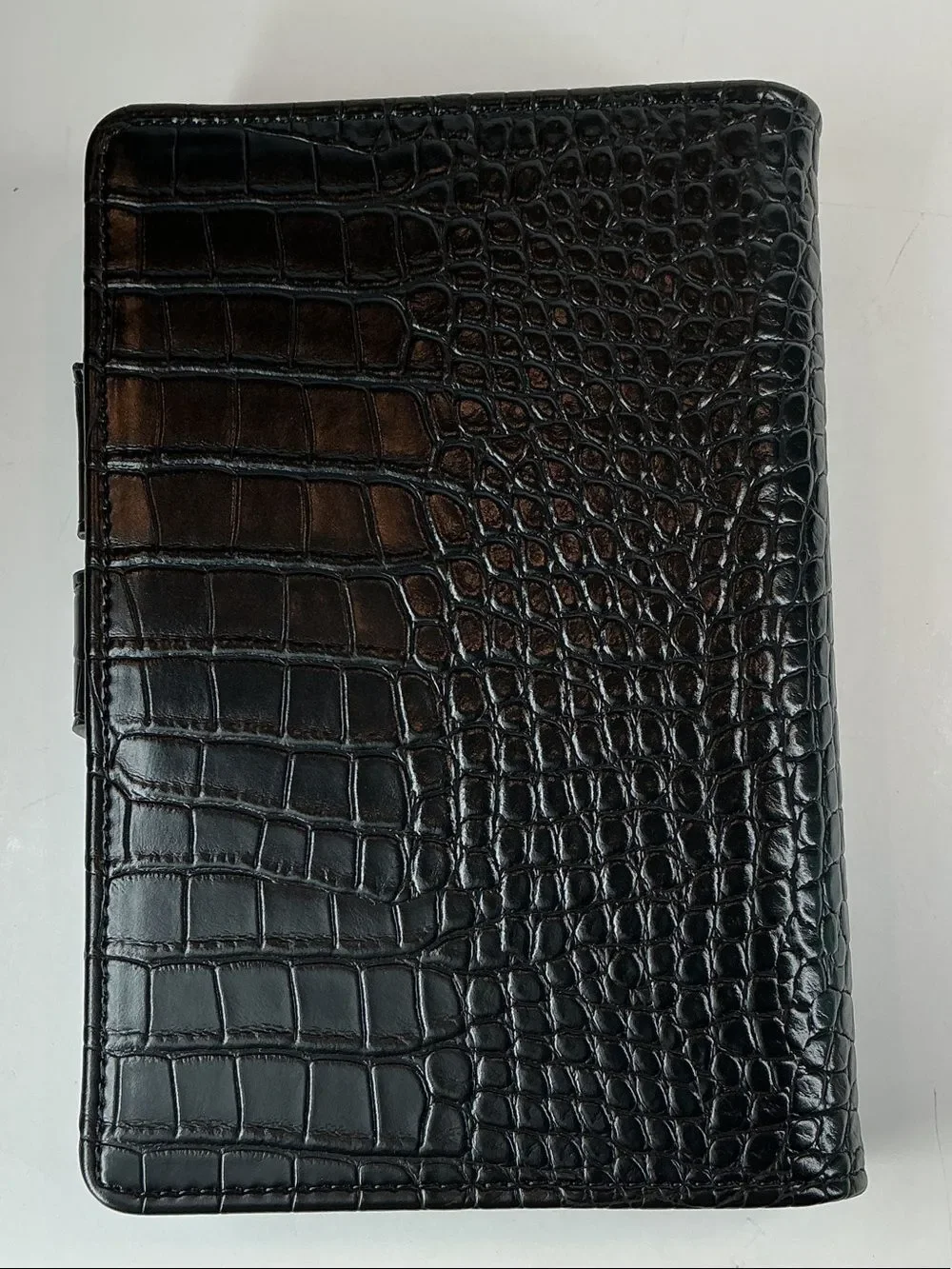 Carolina Lemke Berlin Croc Embossed Planner Binder Organizer + Pen (new in box)